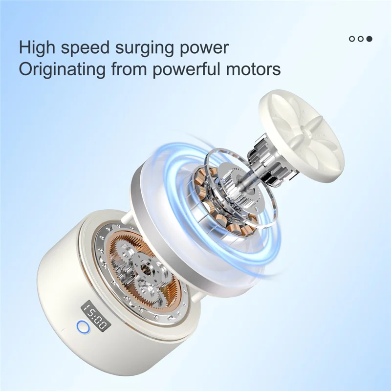 360° Deep Cleaning Mini Wireless Laundry Cup 3D Bionic Pulsator Underwear Automatic Washer 5  /  15min Wash Modes