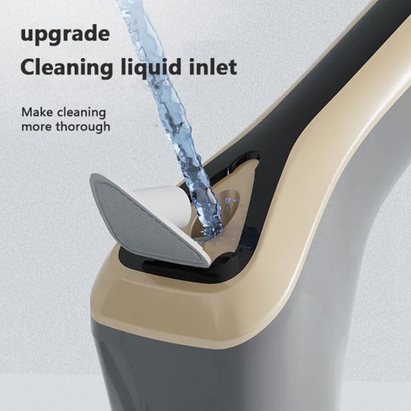 Многофункциональная электрическая выдвижная чистящая щетка, беспроводная ручная кухонная и ванная комната, 7 насадок для щетки, 2 режима скорости - светло-серый