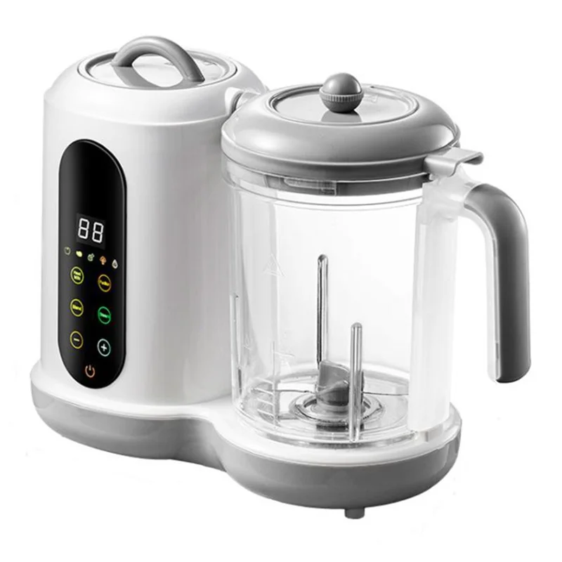 Baby Food Maker Multifunctional Steamer Blender Processor with Timer Automatic Cooking Machine, EU Plug (No FDA, BPA-Free)