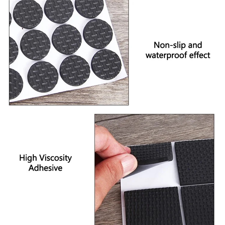Pads de insonorización de muebles de hogar antichoque de EVA Thicken, autoadhesivos - 8.6cm / 1 unidad