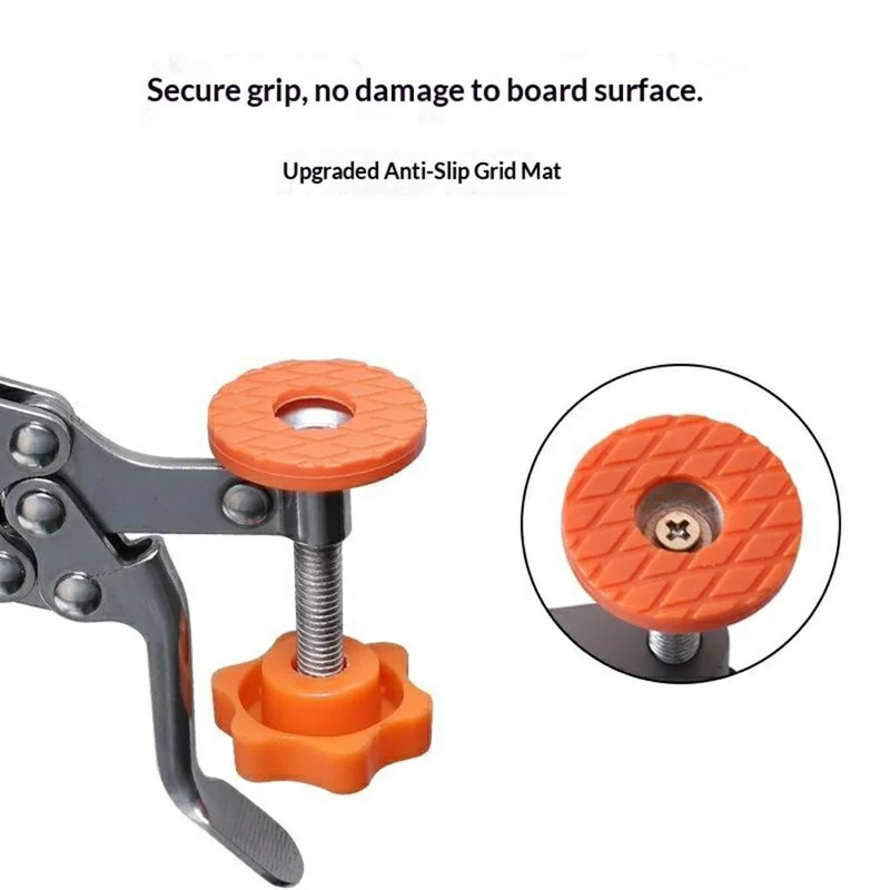 Stainless Steel Hinge Hole Locator Installation Adjustable Edge Quick Clamp Woodworking Tool for Cabinet Door