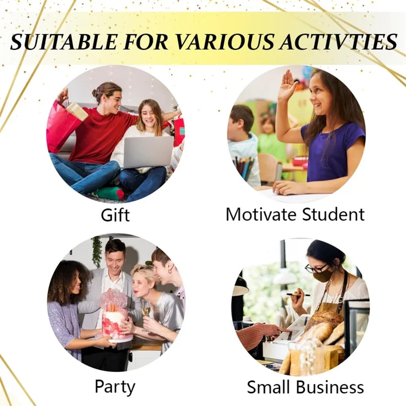 20 stk. Guldfarvede Blankt Skrabkekort Metallic DIY Selskabslegekort Gave til Fødselsdagsselskab Lotteri Aktiviteter