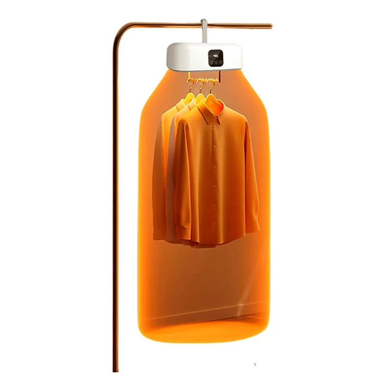 UV Blue Light 60°C Sterilizing Foldable Drying Machine 360° Hot Air Circulation Baby Clothes Dryer - EU Plug