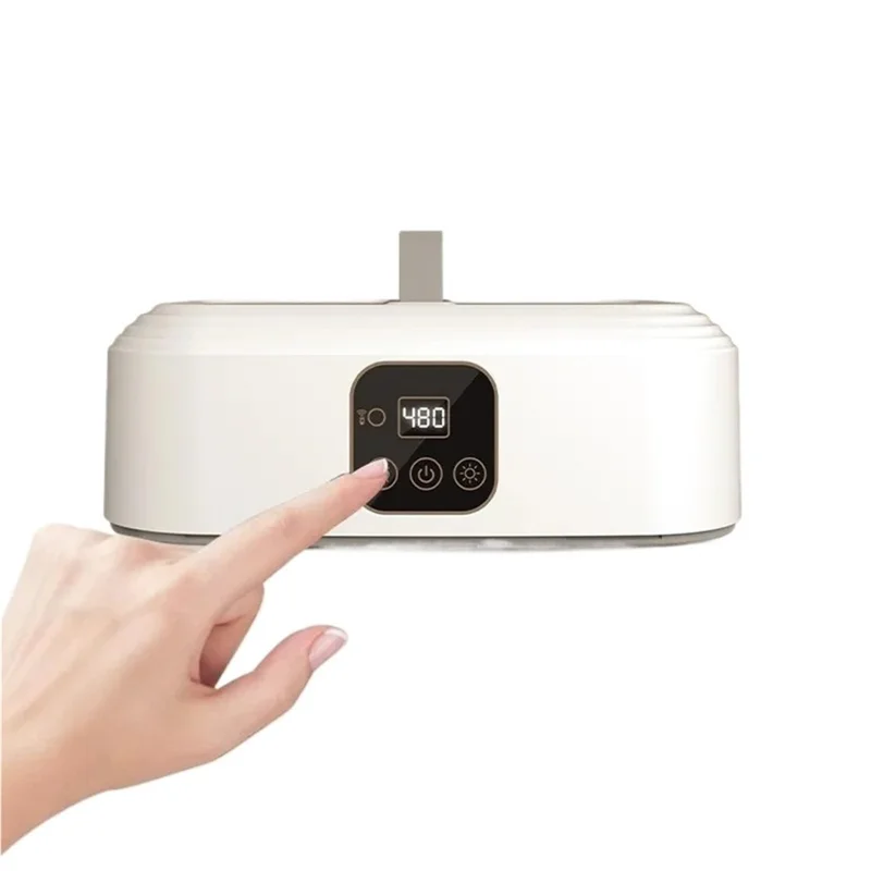 UV Blue Light 60°C Sterilizing Foldable Drying Machine 360° Hot Air Circulation Baby Clothes Dryer - EU Plug