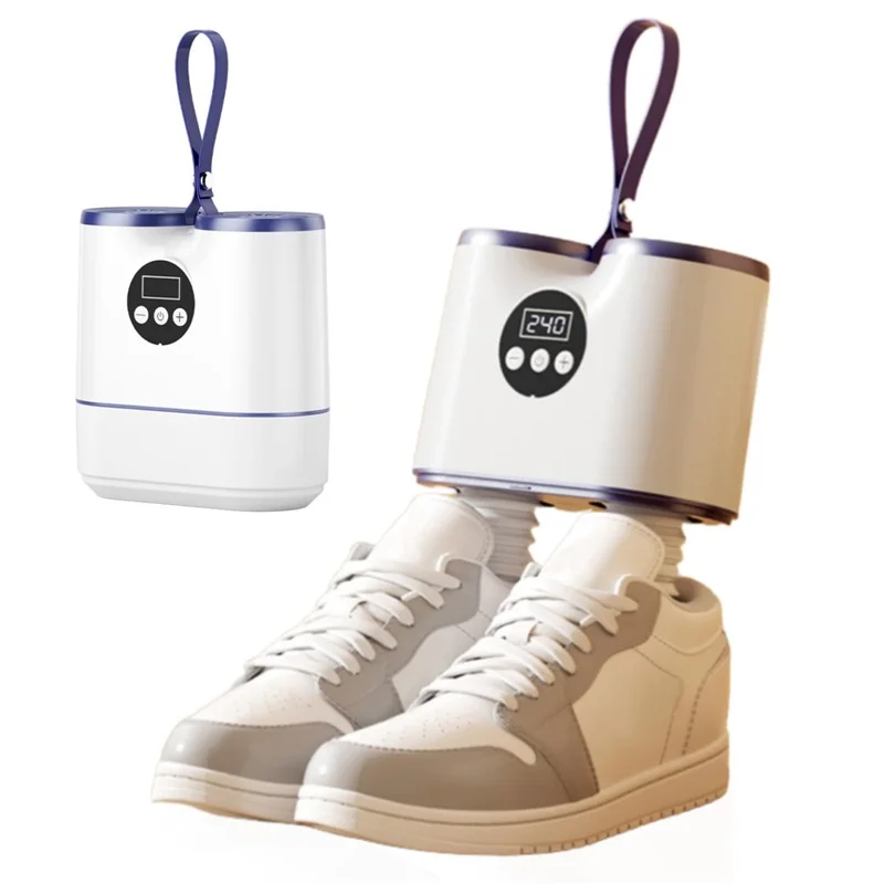 55°C Constant Heat UV Sterilizing Smart Shoe Dryer Dual Fan Fast Drying Retractable Shoe Warmer 8-Speed Timer