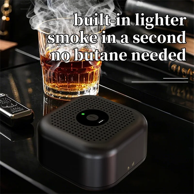 Electric Whiskey Smoke Infuser Cocktail Smoker Set Rechargeable Bar Party Mixology Tool Smoking Gun Kit