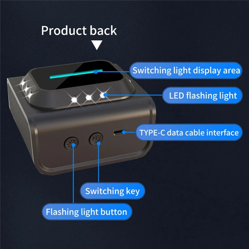 B02 Ultralydshøjtydende Rotteafskrækkelsesenhed med LED-lys til Bekæmpelse af Padder og Kakerlakker