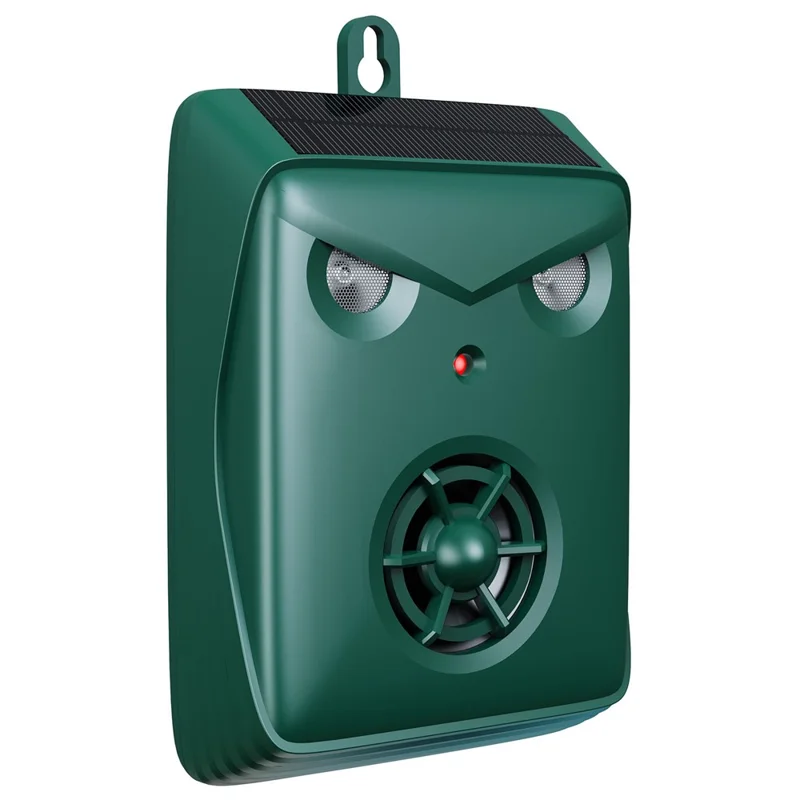 B09 Outdoor Solarbetriebene Ultraschall-Tierabwehr IP54 Wasserdichter Wandmontierter Vogel-Maus-Abwehrgerät