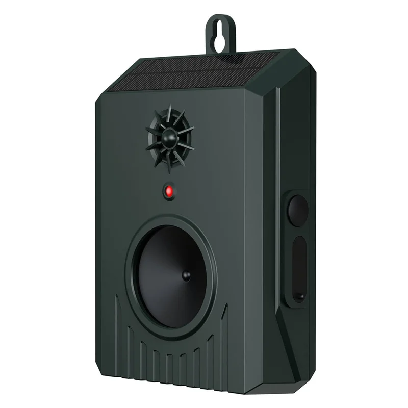 B10 Répulsif à Ultrasons Solaire Monté au Mur pour Animaux, Appareil de Contrôle des Nuisibles pour Souris, Chiens et Oiseaux