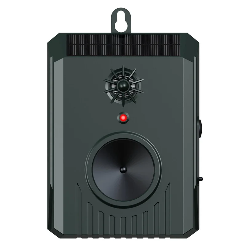 B10 Répulsif à Ultrasons Solaire Monté au Mur pour Animaux, Appareil de Contrôle des Nuisibles pour Souris, Chiens et Oiseaux
