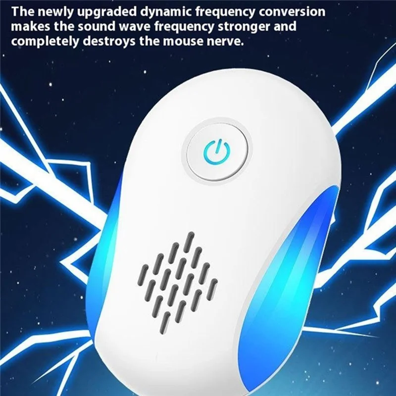 311 Dobbelttilstand Elektronisk Ultralyd Afviser Stik Til Skadedyr Kontrol For Insekter, Myg, Kakerlakker, Rotter - US Stik