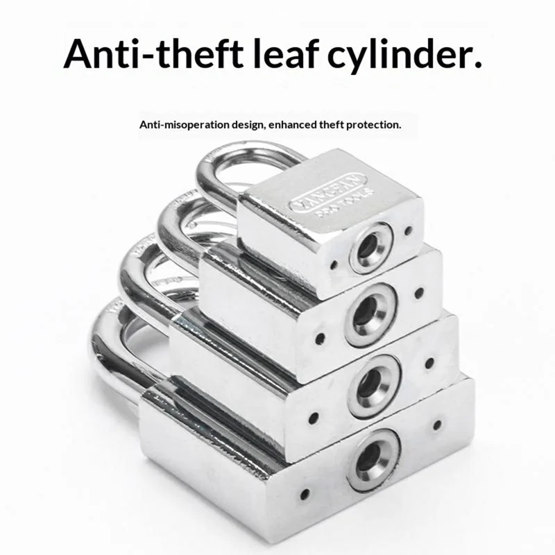 YANGFAN Anti Theft Padlock 30mm Short Shackle Waterproof Rust-Resistant Security Lock with 3 Keys for Home