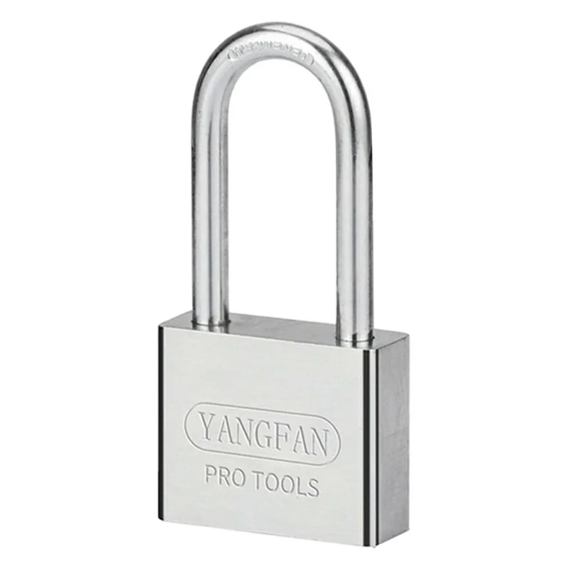 Waterproof Padlock 50mm Long Shackle Rustproof Security Lock with 3 Keys for Home  /  Outdoor Protection