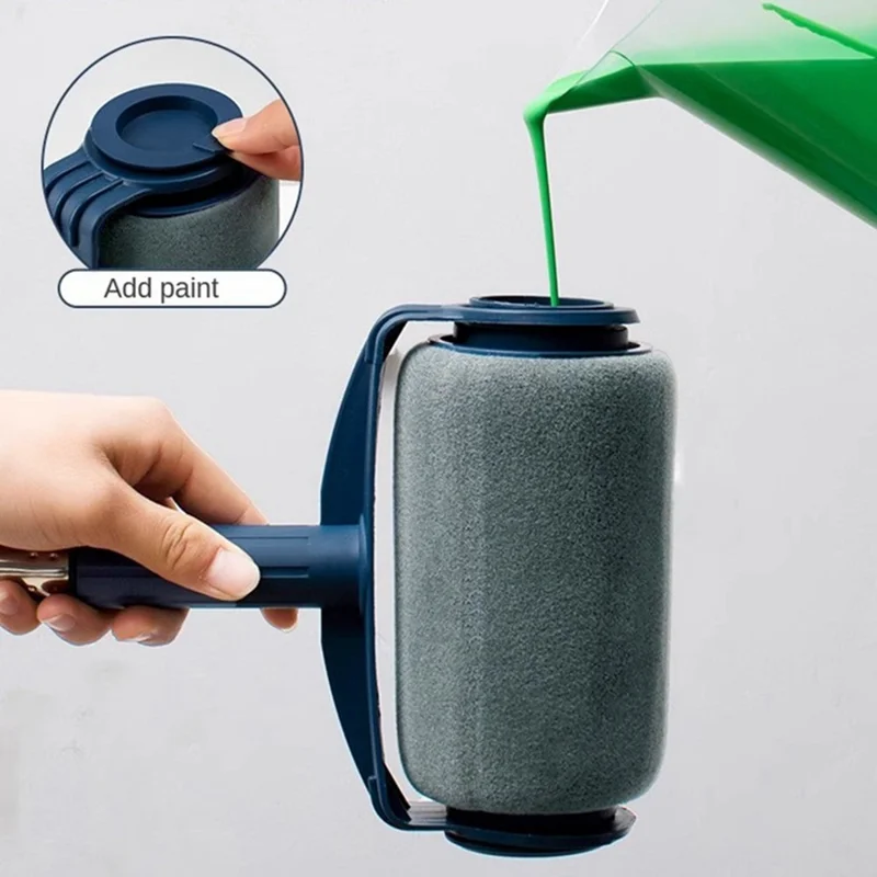 Malroller-Set mit Verlängerungsstange für Latexfarbe, Wand, Decke, Möbel, Rollerbürste