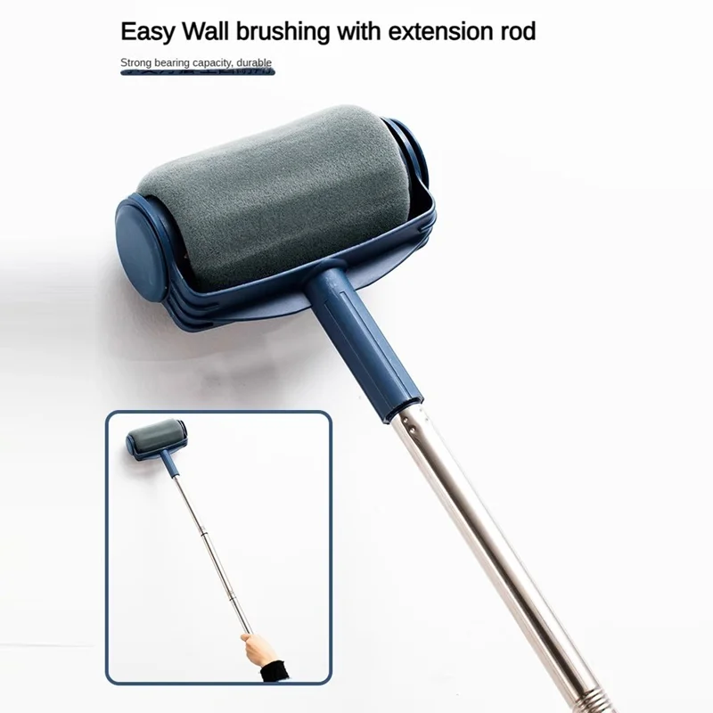 Malroller-Set mit Verlängerungsstange für Latexfarbe, Wand, Decke, Möbel, Rollerbürste