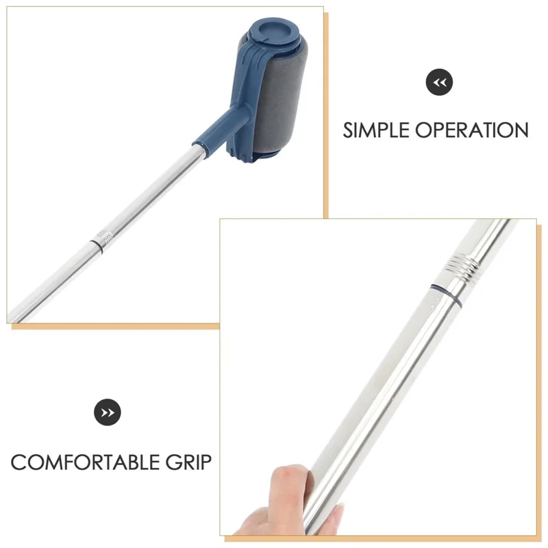 Malroller-Set mit Verlängerungsstange für Latexfarbe, Wand, Decke, Möbel, Rollerbürste