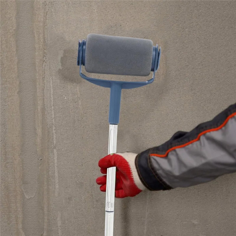 Malroller-Set mit Verlängerungsstange für Latexfarbe, Wand, Decke, Möbel, Rollerbürste