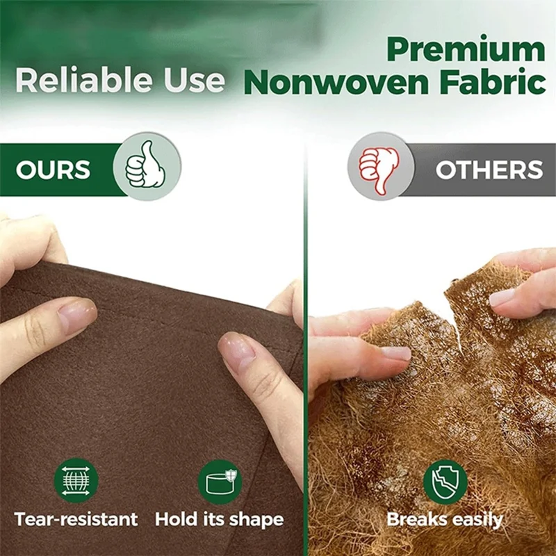 3 Peças de 12 Polegadas Vaso Suspenso Exterior Transpirável com Drenagem Cesta Suspensa com Corrente para Decoração de Varanda