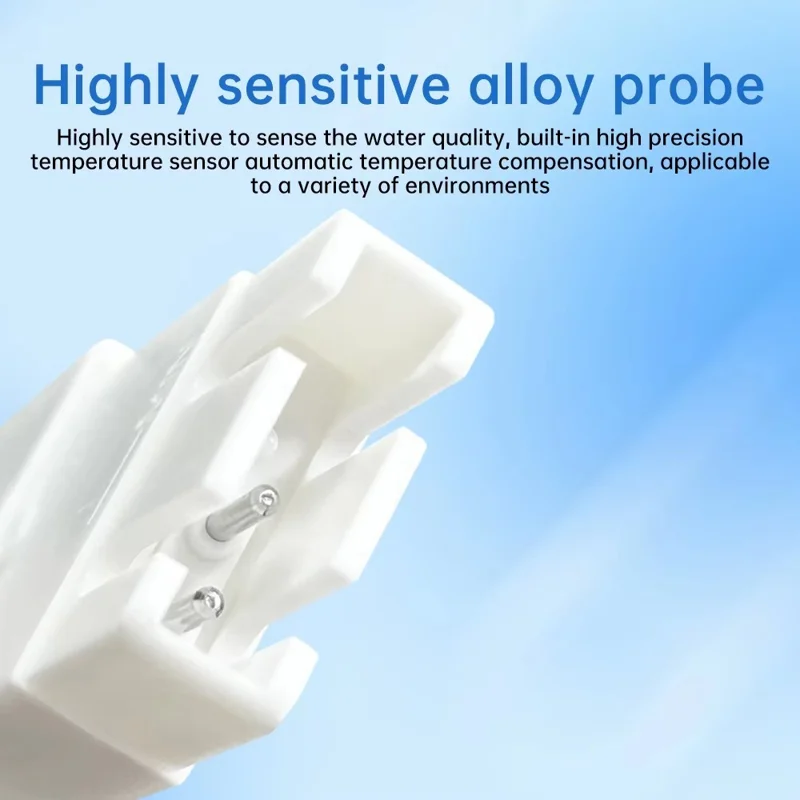 A4L HD-display TDS-vandtestpen Enkelt baglysvands kvalitetstest med ledningsevne- og temperaturmåling