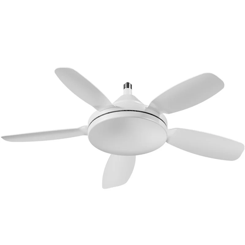 E27 32 inch Large Airflow Ceiling Fan Light Remote Control Fan Lamp 3 Level Dimming for Dining Room Bedroom
