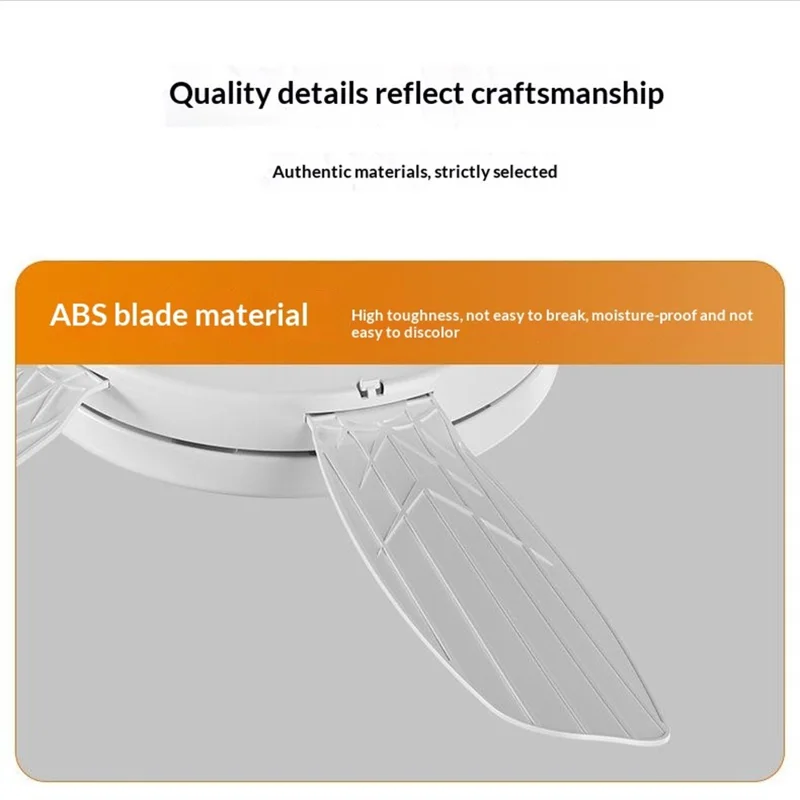 E27 32 inch Large Airflow Ceiling Fan Light Remote Control Fan Lamp 3 Level Dimming for Dining Room Bedroom