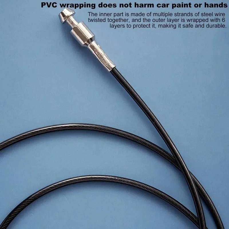 605 Steel Cable Lock 130cm Retractable 4-Digit Combination Lock Portable for Stroller Variable Speed Bike - Black