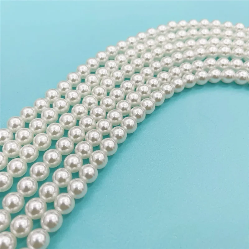 30cm Pearl Chain Accessory Versatile Decorative Pearl Chain Strap for Bags and Shoes - Gold