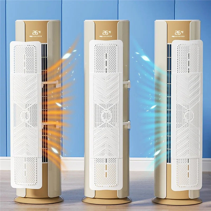 F-Type Standing Air Conditioner Wind Deflector 3-in-1 Anti-Direct-Blow Extendable Shield