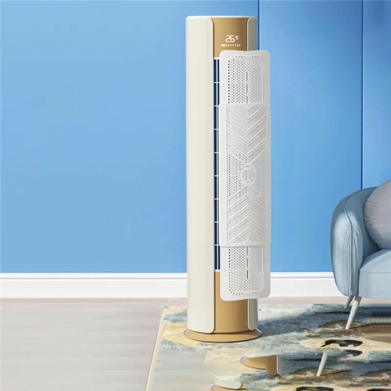 F-Type Standing Air Conditioner Wind Deflector 3-in-1 Anti-Direct-Blow Extendable Shield