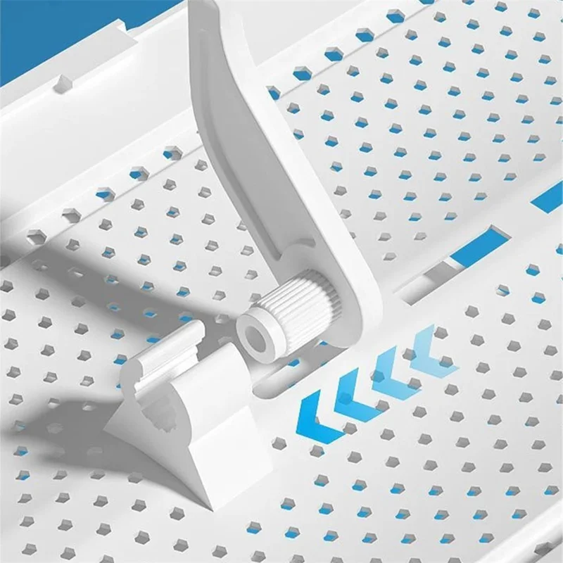 D-Type 3 in 1 Air Conditioner Wind Deflector Anti-Direct-Blow Extendable Shield No-Installation Hard PC for Wall-Mounted AC