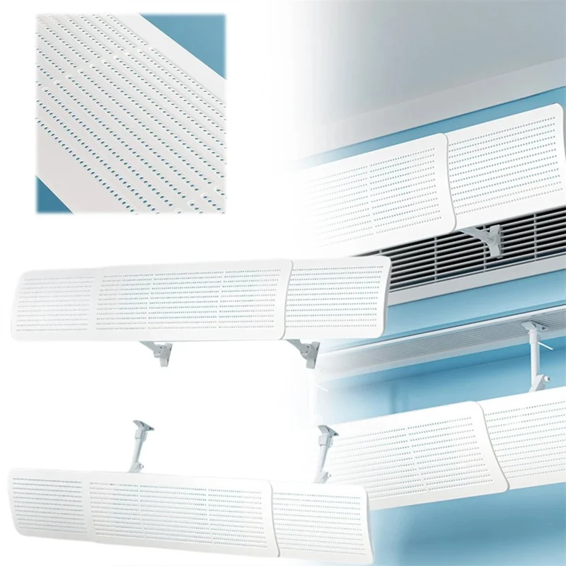 M-Type Central Air Conditioner Wind Deflector No-Installation Universal Anti-Direct-Blow Outlet Shield