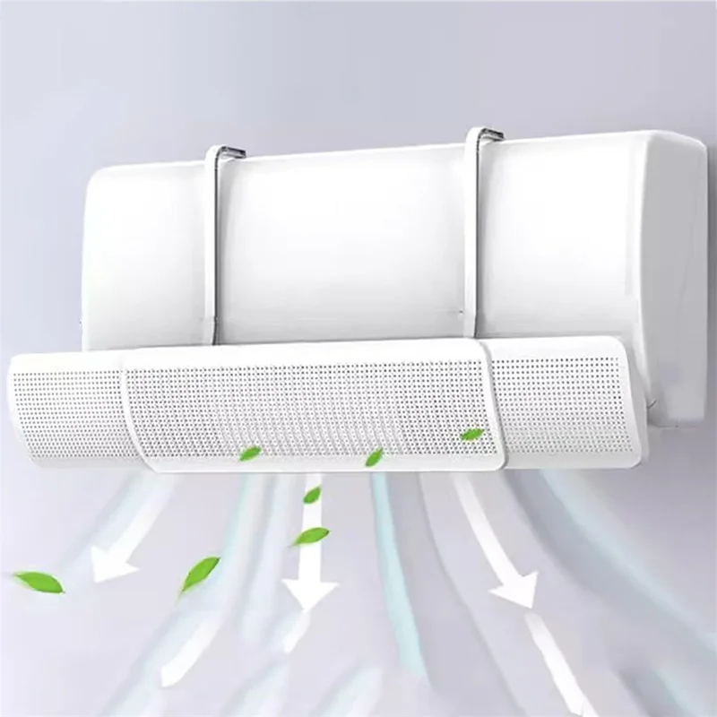 G-Typ 3-in-1 Klimageräte-Luftleitblech, teleskopierbar, ohne Montage, Anti-Direkt-Weichen-Schild für Wand-AC