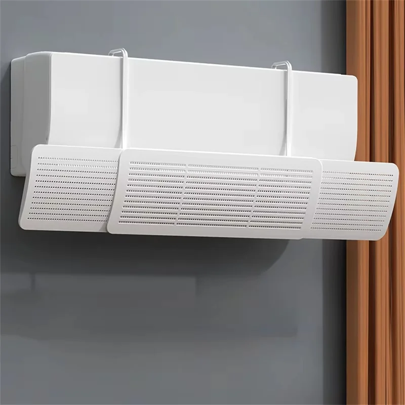 A-Type 3 in 1 Air Conditioner Wind Deflector Enlarged Thickened Telescopic Anti-Direct-Blow Airflow Shield No-Installation