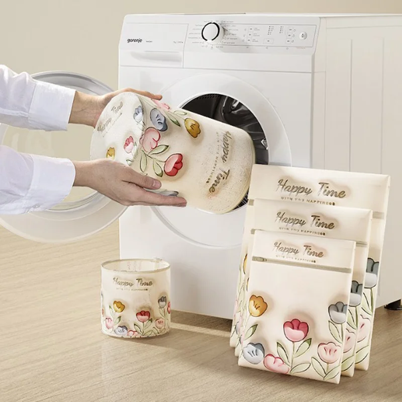 17 x 16cm Mesh Laundry Bag for Bras Underwear Washing Machine Extra Protective Mesh Wash Bag