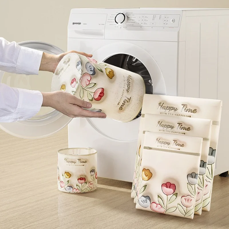 5Pcs Laundry Wash Bags Set for Underwear / Coats / Sweaters / Shirts / Socks Mesh Washing Machine Bags Anti-Deformation