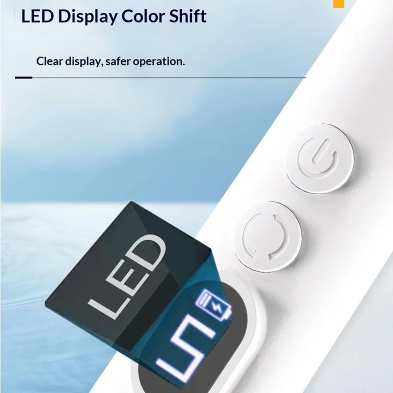 HX-10 LED Display Electric Nail Drill Machine 5 Speeds Professional Nail File Polish Buffer Cuticle Remover