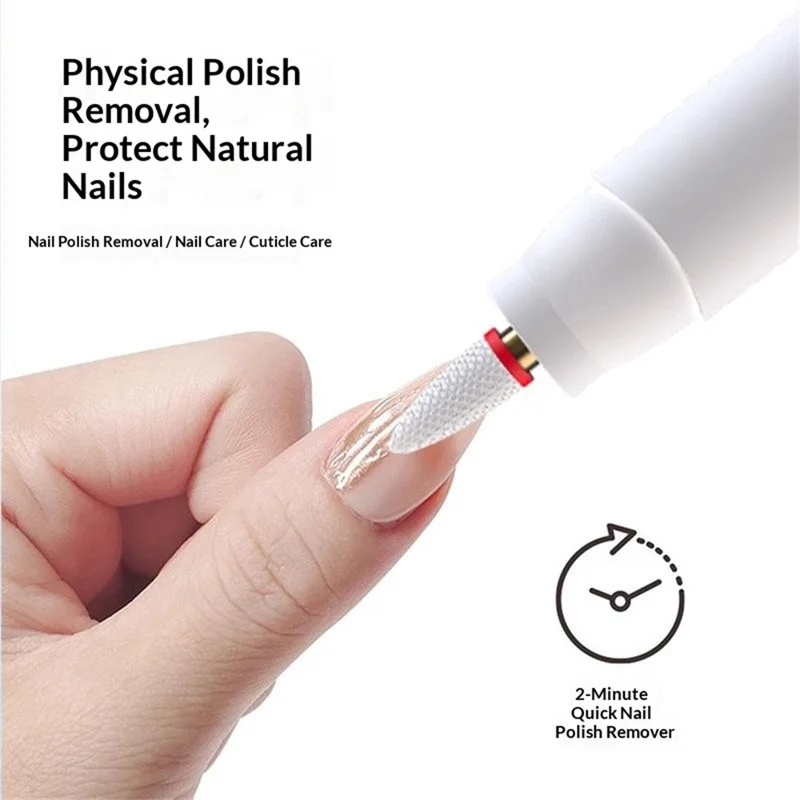 HX-10 LED Display Electric Nail Drill Machine 5 Speeds Professional Nail File Polish Buffer Cuticle Remover