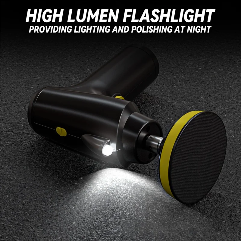 CP001 Portable Cordless Car Waxing Polisher 3 Gears Electric Car Polishing Machine Cordless Car Polisher