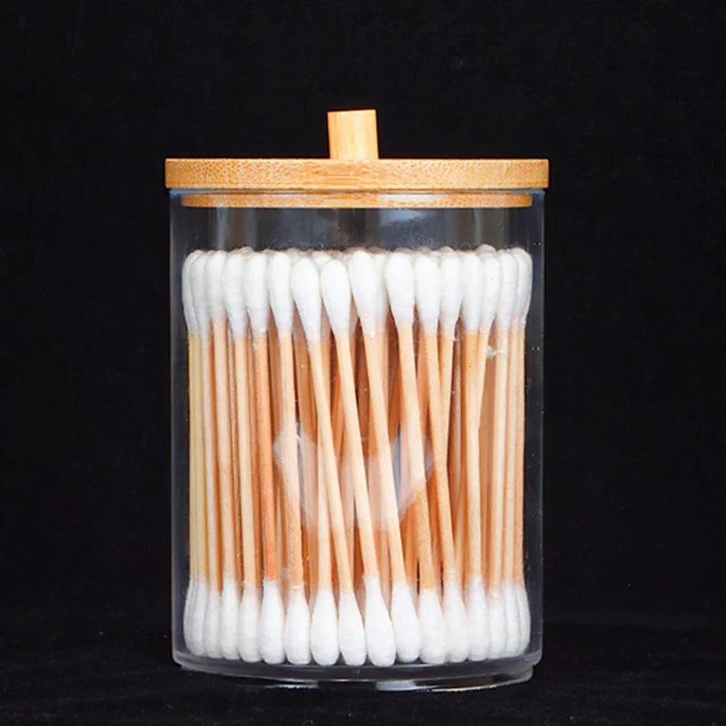 T227 Бамбук PP 8 предметов Набор аксессуаров для ванной с мусорным ведром, ершиком для унитаза, дозатором для лосьона, стаканом для полоскания рта, подставкой для зубных щеток, мыльницей, контейнером для ватных палочек, подносом - Белый