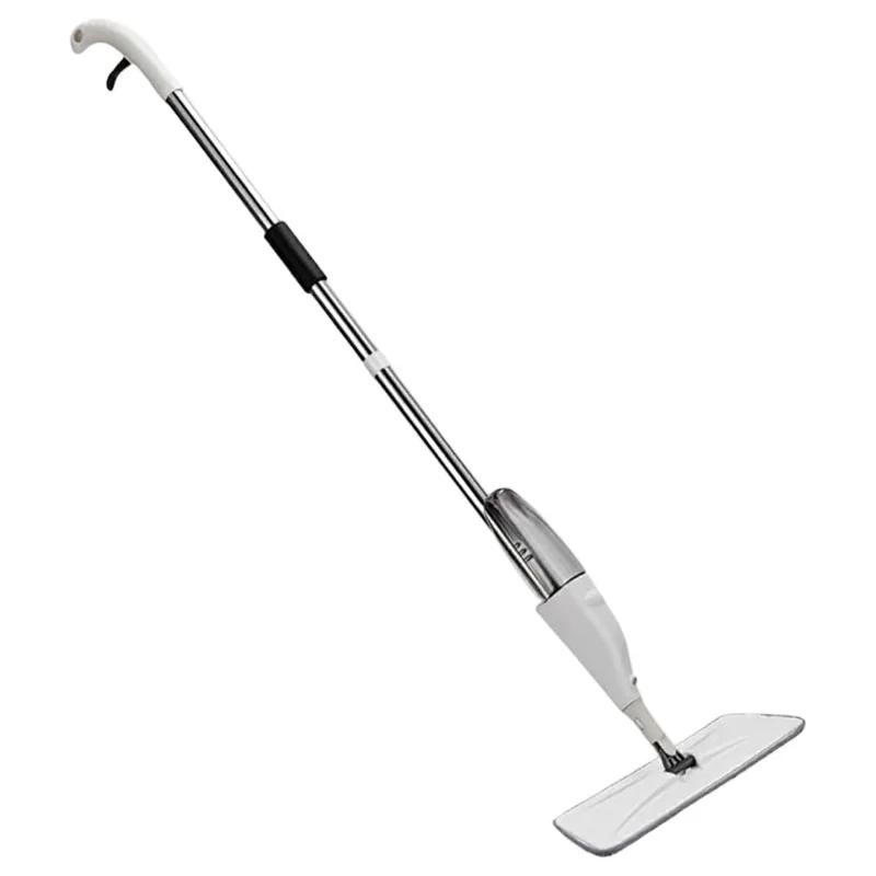 Balai Pulvérisateur Eau Balai Sec et Humide 2 en 1 avec 2 Patins de Remplacement en Microfibre