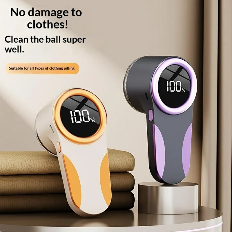 Dépilateur Électrique MQ-02 avec Affichage Numérique, Chargement USB, Taille-Bouloches Domestique - Kaki