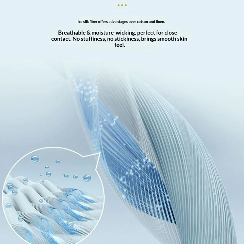 3Pcs Summer Washable Silk Bedding Set with 120 x 230cm Bed Sheet / 2 Pillowcase for Bedroom - Sky Blue