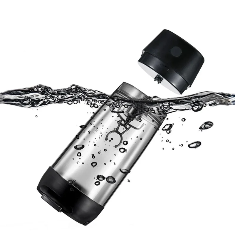 25702 Rechargeable Electric Shaker Bottle 730ml Protein Mixer Cup with Scale Marks (BPA Free, No FDA Certificate) - Black
