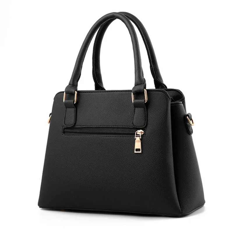 Crossbody Bag Large Capacity Shoulder Handbag Tote for Women Simple Style Versatile Design - Dark Grey