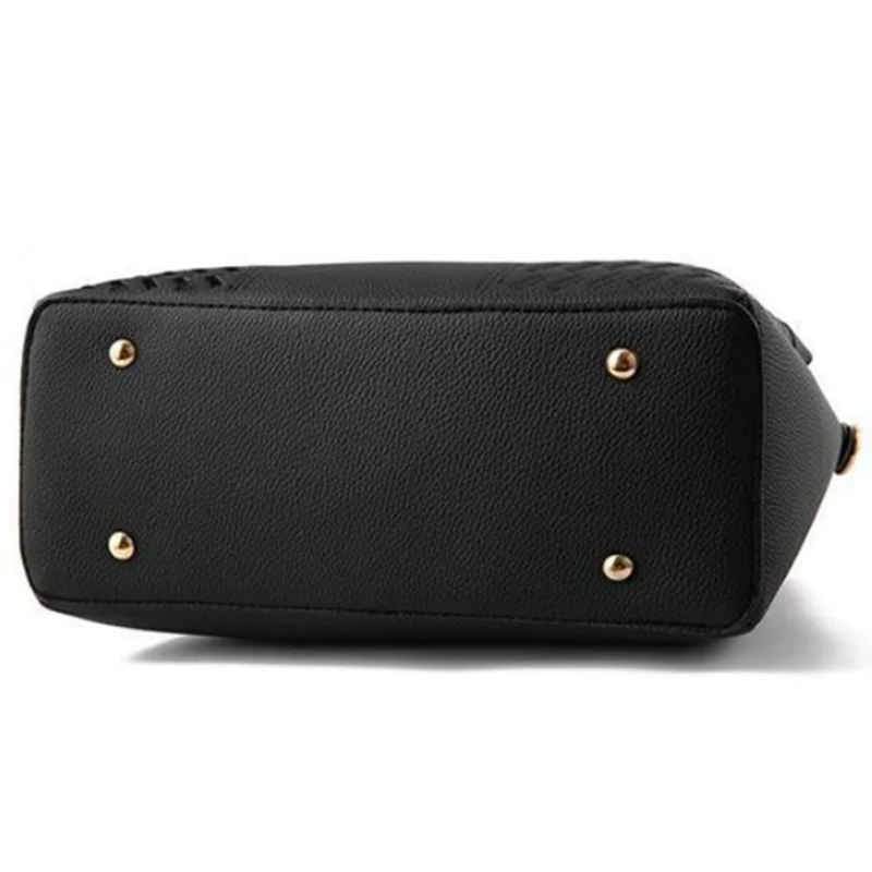 Crossbody Bag Large Capacity Shoulder Handbag Tote for Women Simple Style Versatile Design - Rose