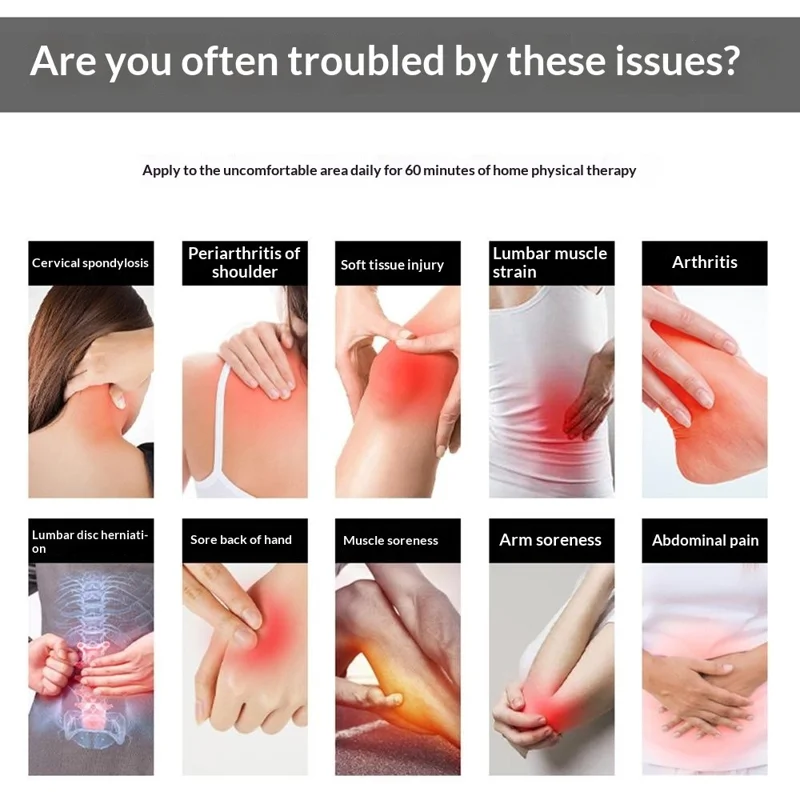 FM-B2404 Stimolatore Muscolare EMS TENS 24 Modalità Massaggiatore Elettrico per Agopuntura e Dimagrimento Elettrostimolatore