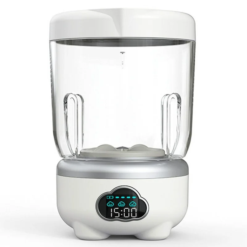 Mini Laundry Cup Portable Washing Machine Foldable Design with 3 Wash Modes for Underwear / Socks - White