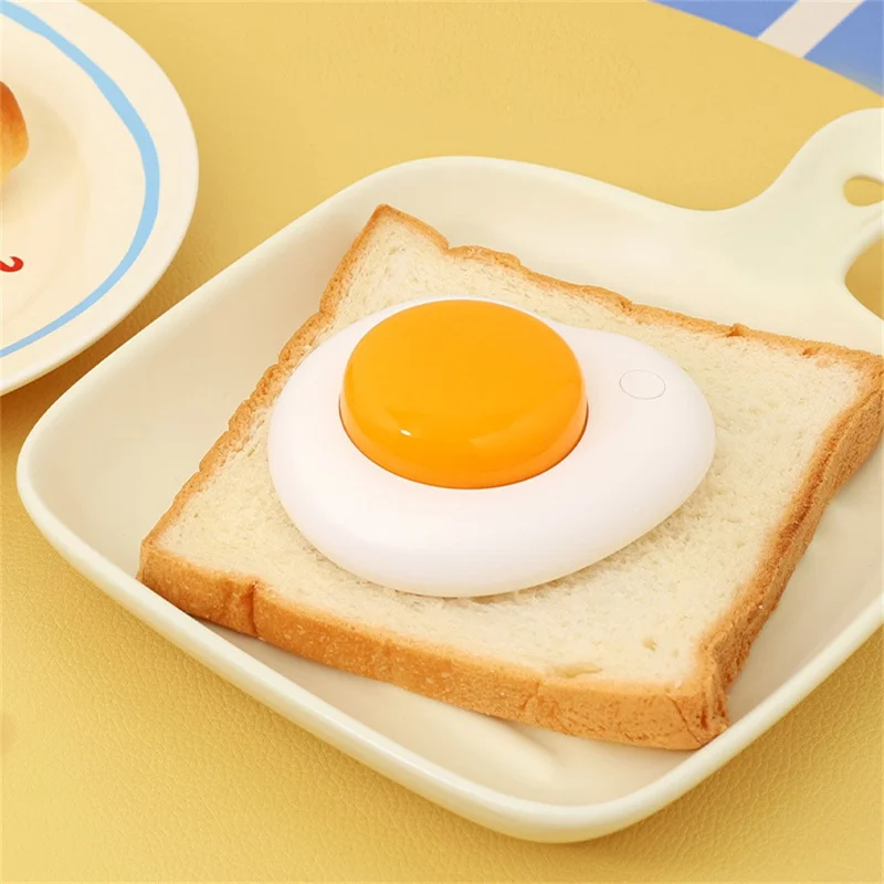 Creative Egg Magnetic Timer Kitchen Countdown Clock with Forward  /  Reverse Timing Modes for Cooking  /  Study  /  Work - White