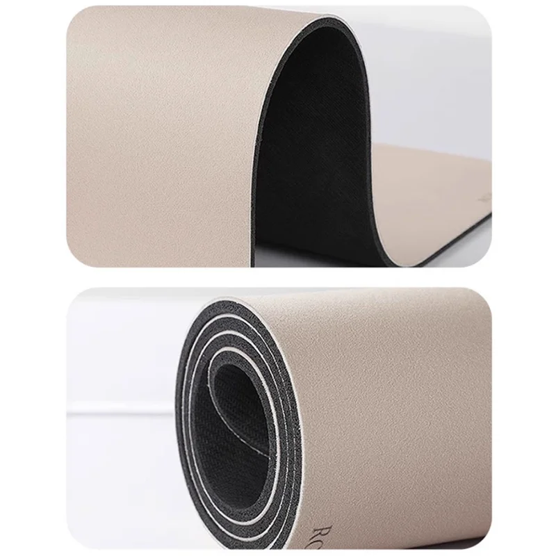 2Pcs / Set 40 x 60cm + 40 x 120cm Black and White Flower Pattern Kitchen Mats Water Absorbent Diatomite Non Slip Floor Pad - Four-petaled Flower