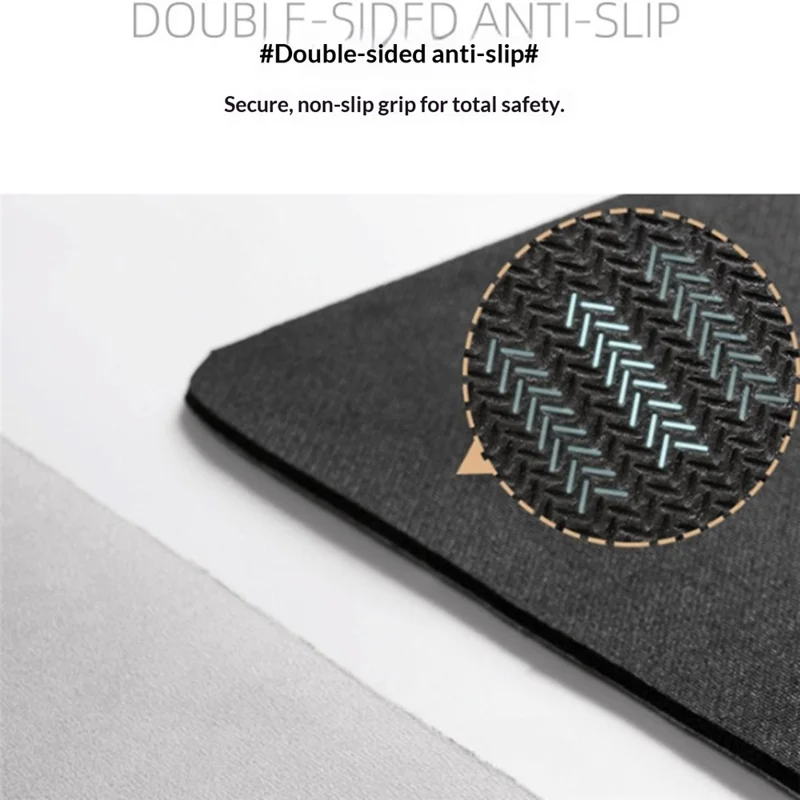 100 x 100 x 45cm L-Shaped Corner Bathroom Mat Cartoon Animal Pattern Non Slip Absorbent Foot Pad - Pig / Left